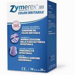 Zymerex IBS Colon Irritabile - Integratore per il Benessere di Stomaco e Intestino - 14 Bustine