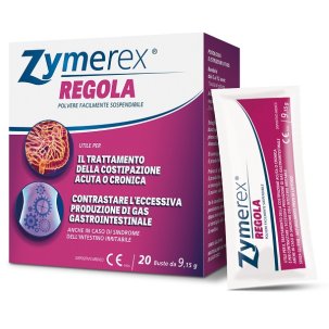 Zymerex Regola - Integratore per Stitichezza e Costipazione - 20 Bustine