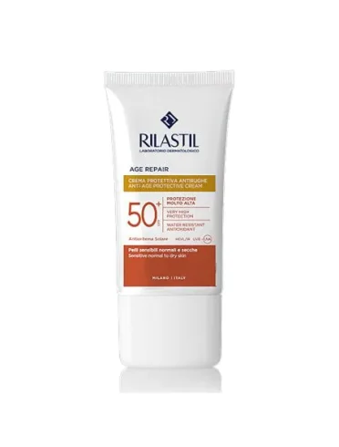 Rilastil sun system - crema solare viso age repair protezione solare spf 50+ - 40 ml Rilastil sun system - crema solare viso age repair protezione solare spf 50+ - 40 ml