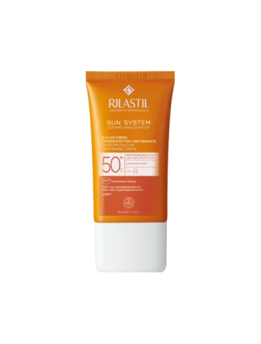 Rilastil sun system d-clar - crema solare viso protezione spf 50+ colore light - 40 ml