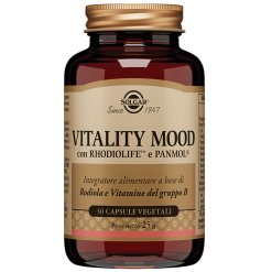 Solgar Vitality Mood - Integratore di Vitamina B per Stanchezza e Affaticamento - 30 Capsule