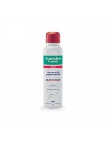 Somatoline cosmetic deodorante spray uomo per pelli sensibili 150 ml