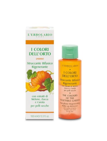 L'erbolario i colori dell'orto arancione struccante bifasico rigenerante100 ml