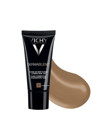 Vichy dermablend fondotinta correttore fluido 16h - colore n.85 cioccolato - 30 ml
