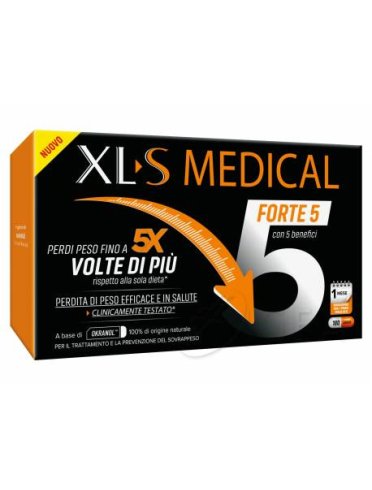 Xl-s medical forte 5 - dispositivo medico controllo del peso - 180 capsule
