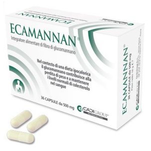 Ecamannan - Integratore per il Controllo del Peso - 36 Capsule