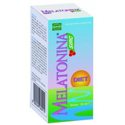 Melatonina Diet - Integratore per Favorire il Sonno con Vitamina B6 - Gocce 20 ml