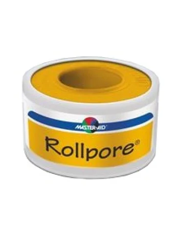 Cerotto in rocchetto master-aid rollpore tessuto non tessuto5x1,25 Cerotto in rocchetto master-aid rollpore tessuto non tessuto5x1,25
