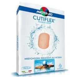 MEDICAZIONE AUTOADESIVA TRASPARENTE IMPERMEABILE MASTER-AIDCUTIFLEX 10X8 5 PEZZI