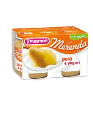 Plasmon omogeneizzato yogurt pera 120 g x 2 pezzi Plasmon omogeneizzato yogurt pera 120 g x 2 pezzi