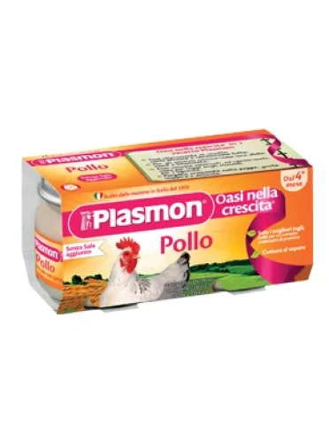 Plasmon omogeneizzato pollo 80 g x 2 pezzi Plasmon omogeneizzato pollo 80 g x 2 pezzi