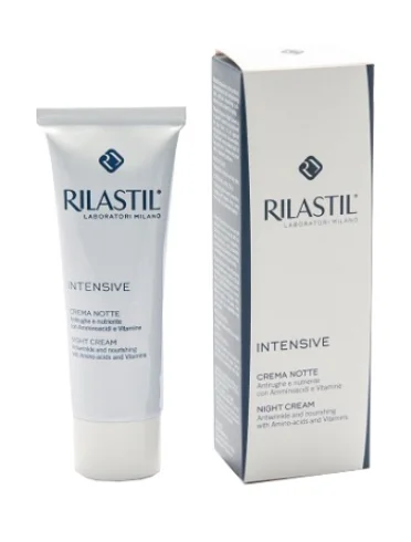Rilastil intensive - crema viso notte anti-rughe e nutriente - 50 ml