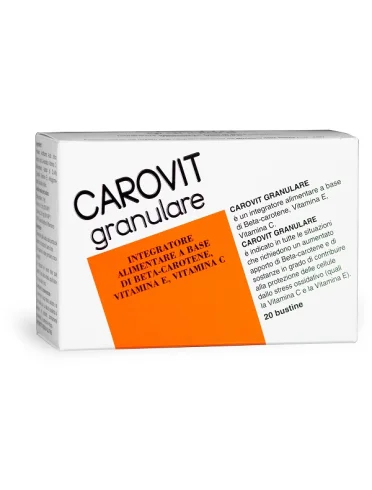 Carovit granulare integratore 20 bustine Carovit granulare integratore 20 bustine