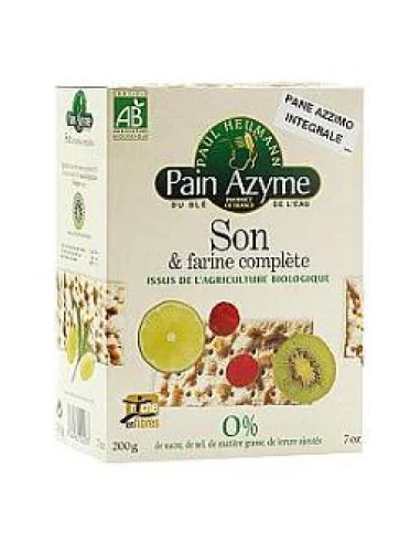Pane azzimo integrale 200 g Pane azzimo integrale 200 g