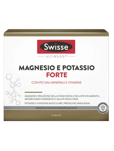 Swisse magnesio e potassio forte 24 bustine Swisse magnesio e potassio forte 24 bustine