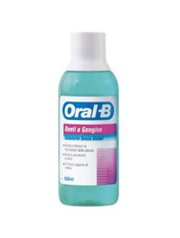 Oral-b denti e gengive - collutorio senza alcool - formato bipack 2 x 500 ml