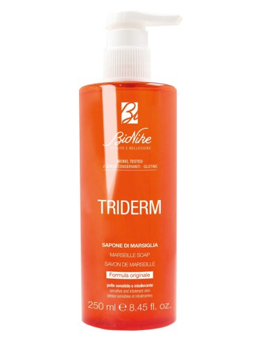 Bionike triderm - sapone di marsiglia detergente per pelli sensibili e intolleranti - 250 ml