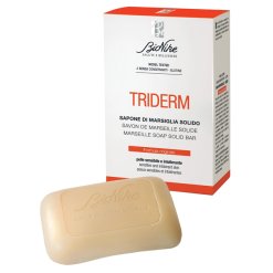 BioNike Triderm - Sapone di Marsiglia Solido per Pelli Sensibili e Intolleranti - Panetto 100 g