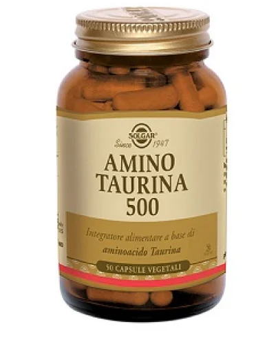 Solgar amino taurina 500 50 capsule vegetali Solgar amino taurina 500 50 capsule vegetali