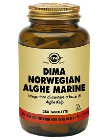 Solgar dima norwegian alghe marine 250 tavolette