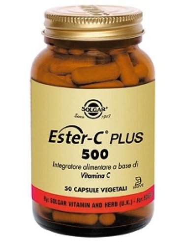 Solgar ester-c plus 500 - integratore di vitamina c - 50 capsule vegetali