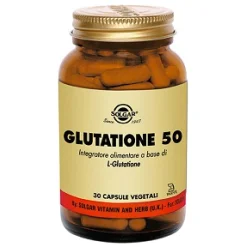 SOLGAR GLUTATIONE 50 30 CAPSULE VEGETALI