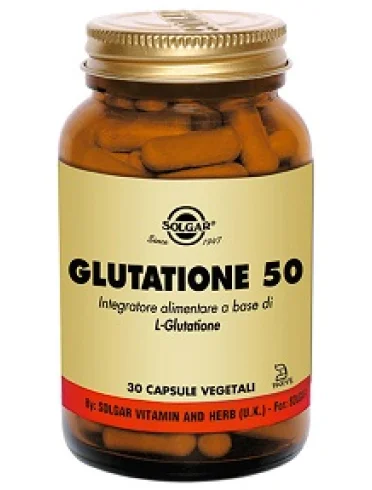 Solgar glutatione 50 30 capsule vegetali Solgar glutatione 50 30 capsule vegetali