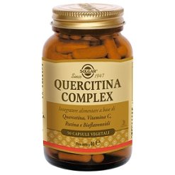 Solgar Quercitina Complex Integratore Difese Immunitarie 50 Capsule