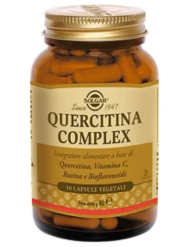 Solgar quercitina complex integratore difese immunitarie 50 capsule Solgar quercitina complex integratore difese immunitarie 50 capsule