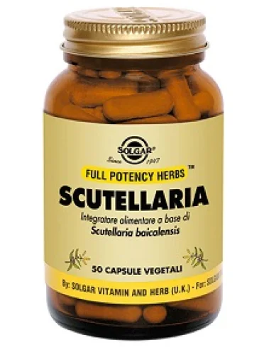 Solgar scutellaria - integratore per dolori infiammatori - 50 capsule vegetali Solgar scutellaria - integratore per dolori infiammatori - 50 capsule vegetali