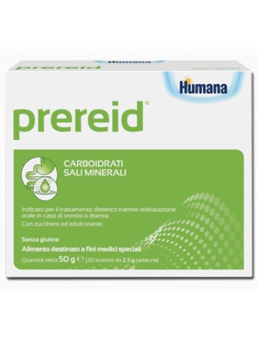 Humana prereid - integratore alimentare per il trattamento della diarrea - 20 bustine