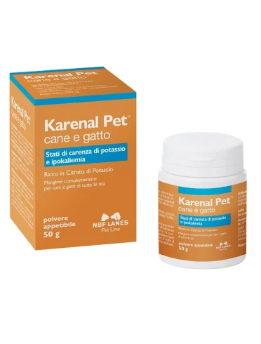 Karenal pet supporto renale per cani e gatti 50 g Karenal pet supporto renale per cani e gatti 50 g