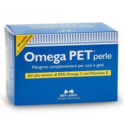 Omega Pet Integratore Cani e Gatti 60 Perle