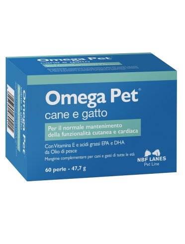 Omega pet integratore cani e gatti 60 perle