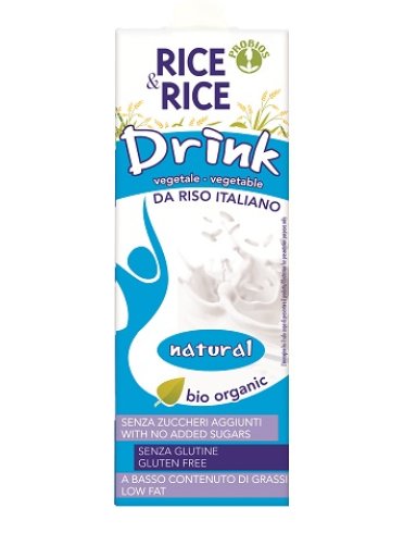 Rice&rice bevanda di riso al naturale 1 lt