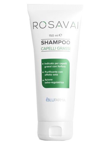 Rosavai shampoo capelli grassi forfora 150 ml