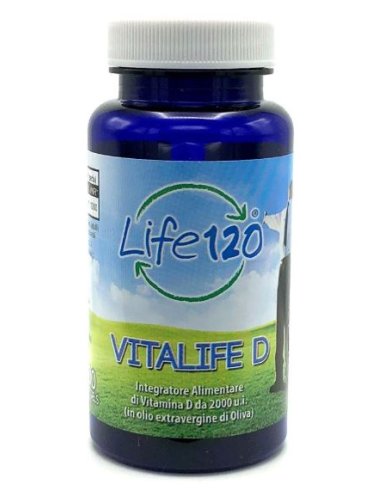 Life 120 vitalife d - integratore di vitamina d 2000 u.i. - 100 softgel