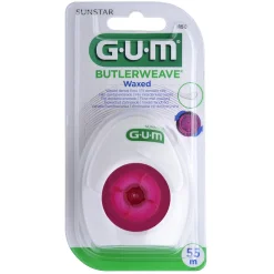 Gum Butlerweave Waxed Filo Interdentale 55 Metri
