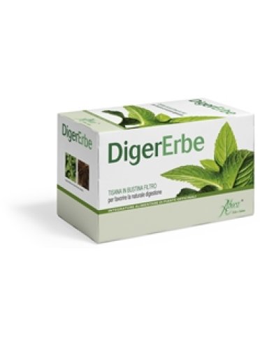 Aboca digererbe - integratore per la digestione - tisana 20 bustine