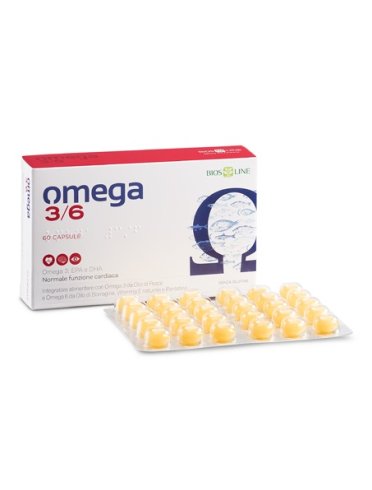 Omega 3/6 - integratore pr il benessere cardiovascolare - 60 capsule