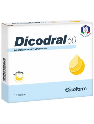 Dicodral 60 soluzione reidratante orale 12 bustine