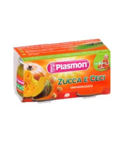 Plasmon omogeneizzato zucca ceci 2 x 80 g