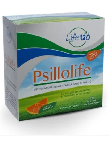 Life 120 psillolife - integratore per la regolarità intestinale - 20 bustine Life 120 psillolife - integratore per la regolarità intestinale - 20 bustine