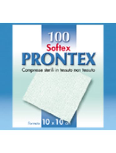 Garza in tessuto non tessuto prontex soft 10x10cm 100 pezzi