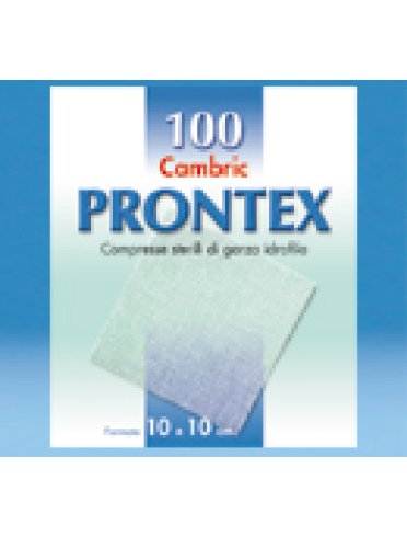 Garza prontex cambric 10x10cm 100 pezzi