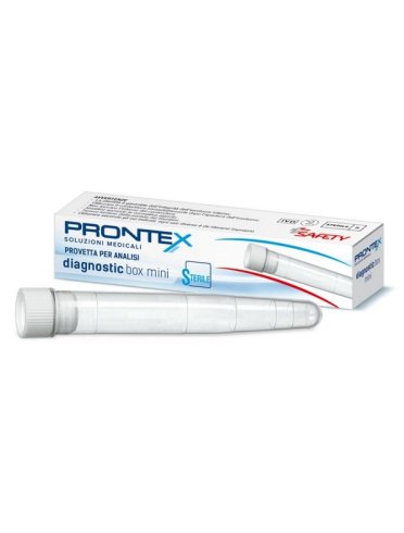 Mini contenitore per feci sterile prontex diagnostic box