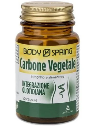 Body spring carbone vegetale 50 capsule Body spring carbone vegetale 50 capsule