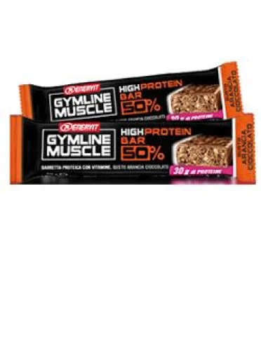 Enervit gymline muscle protein bar 50% - barretta proteica gusto arancia-cioccolato Enervit gymline muscle protein bar 50% - barretta proteica gusto arancia-cioccolato
