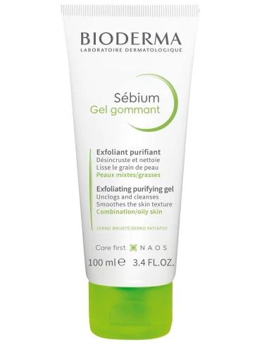 Bioderma sebium gel gommant - gel viso esfoliante purificante levigante - 100 ml