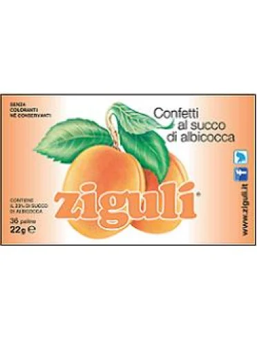 Ziguli albicocca 36 palline 22 g Ziguli albicocca 36 palline 22 g